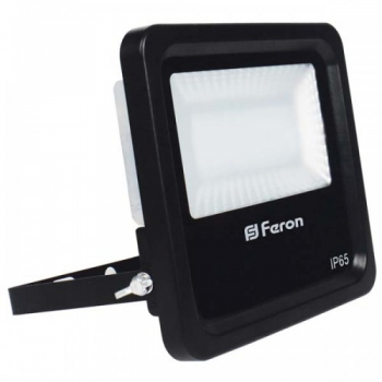 Прожектор LED FERON 50Вт 6400К чорний LL-650