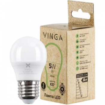 LED VINGA Лампа  Е27  5Вт  яскраве світло